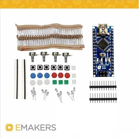 Kit De Componentes Electronicos + Placa de desarrollo Nano COMBO5001