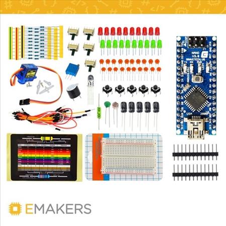 Kit Componentes Electronicos Basic + Placa Nano para Arduino