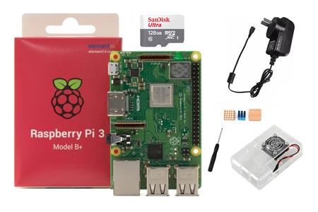 Kit Raspberry Pi 3B+ Original Gabinete Fuente Fan Memoria de 128GB