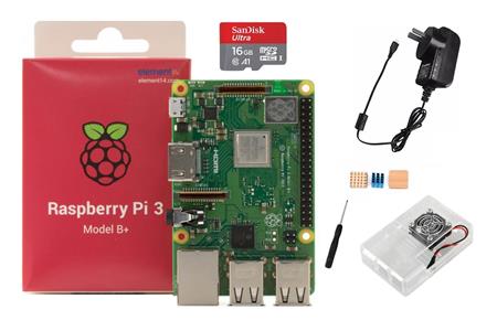 Kit Raspberry Pi 3B+ Original + Gabinete Fuente Fan Memoria de 16GB