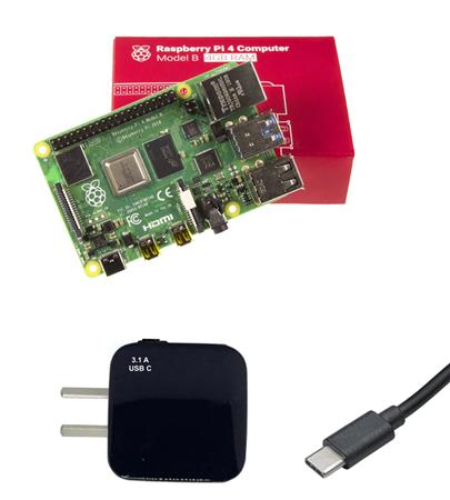 Kit Raspberry Pi 4 B 4gb Orig Uk Element14 + Fuente 3a C   RPI0066
