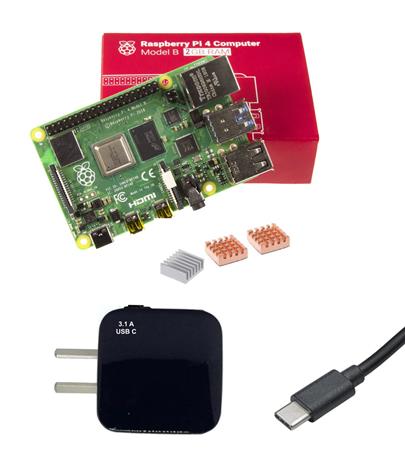 Starter Kit Raspberry Pi 4 B 2gb Uk + Dis + Fue 3a C   RPI0068