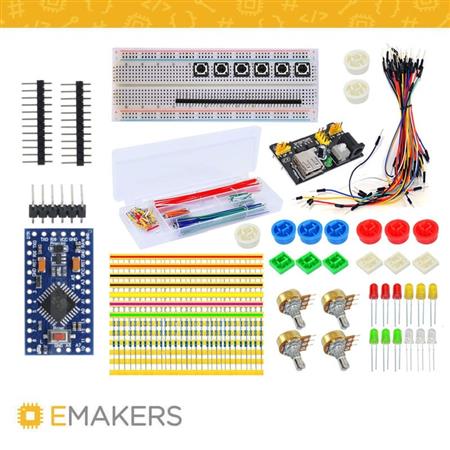 Kit Componentes Electronicos Start + Placa de desarrollo Pro Mini COMBO5018