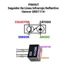 Sensor Óptico Reflectivo QRD1114 1114   EM5-5310